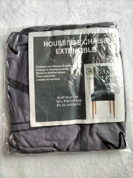 Housse de chaise extensible