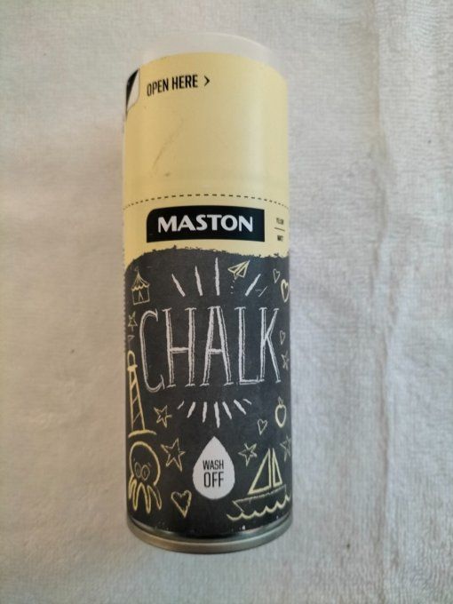 Bombe de peinture craie