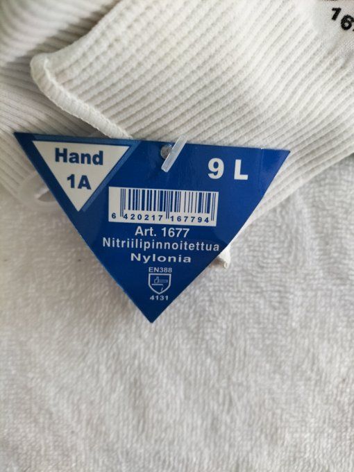 Gant de travail taille 9