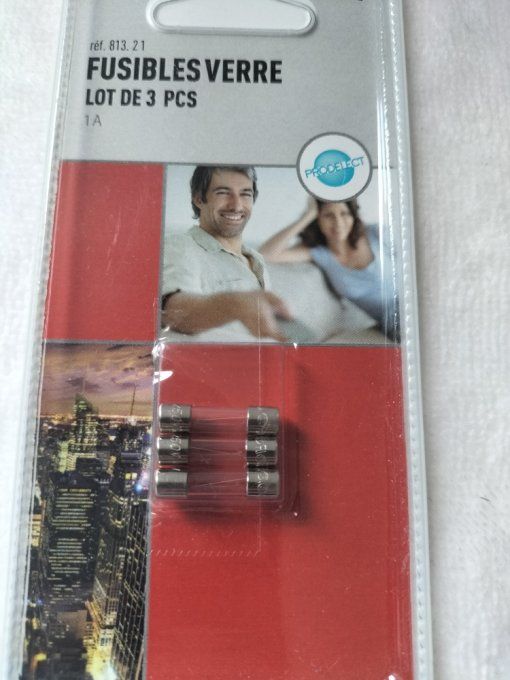 Lot de 3 fusibles