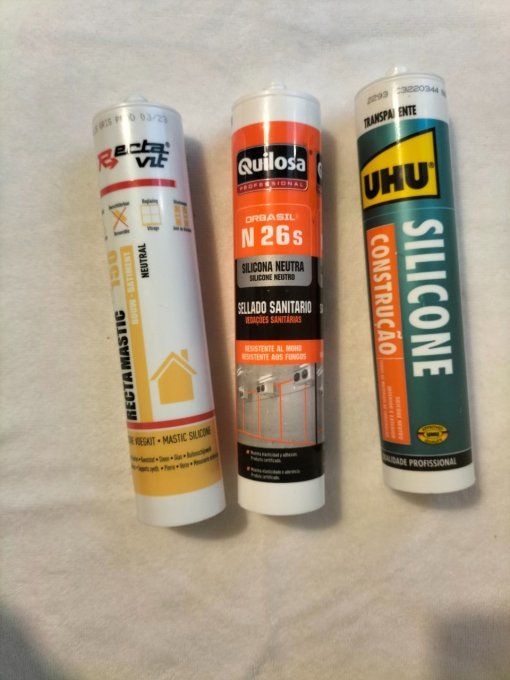 lot de 3 cartouches de silicone