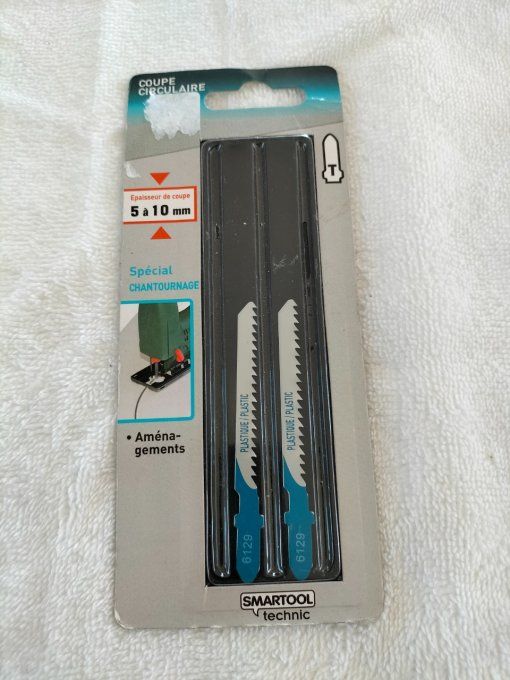 Lot de 2 lames pour scie sauteuse