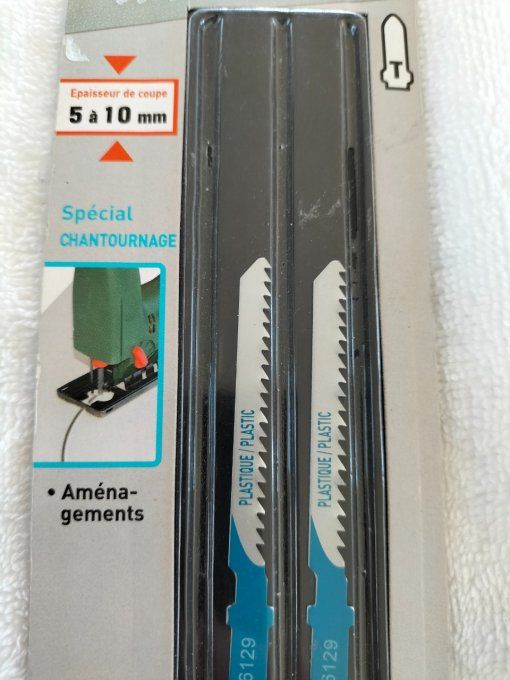 Lot de 2 lames pour scie sauteuse