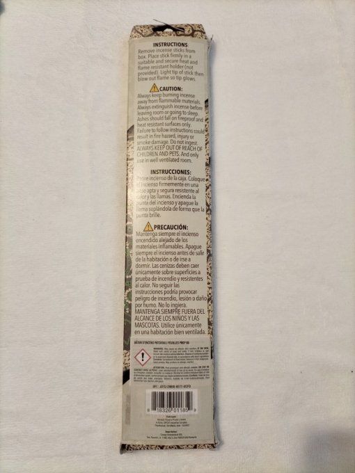 40 batons d'encens Patchouli