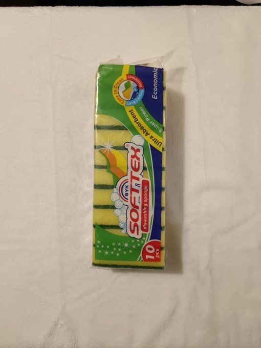 Lot de 10 éponges en mousse