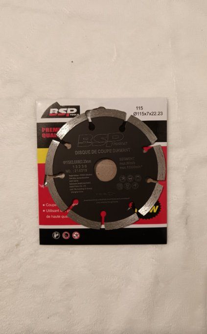 Disque diamant béton 115mm
