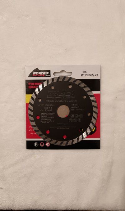 Disque diamant carrelage 115mm