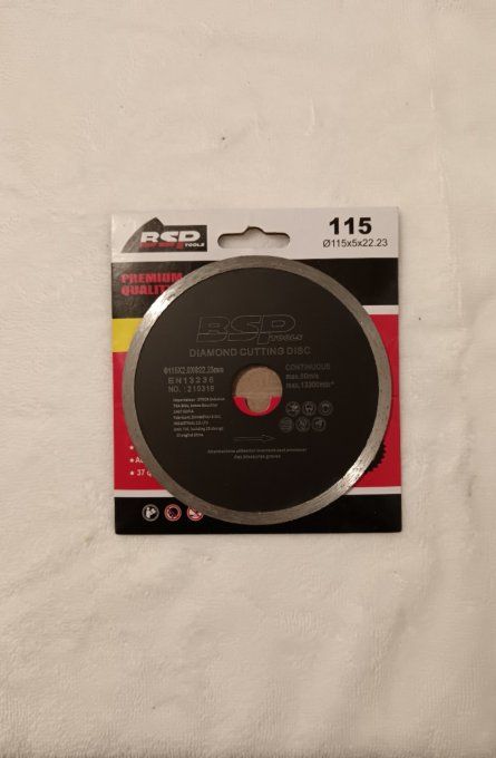 Disque diamant carrelage 115mm