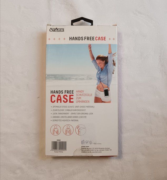 Coque pour Huawei P20 avec cordon