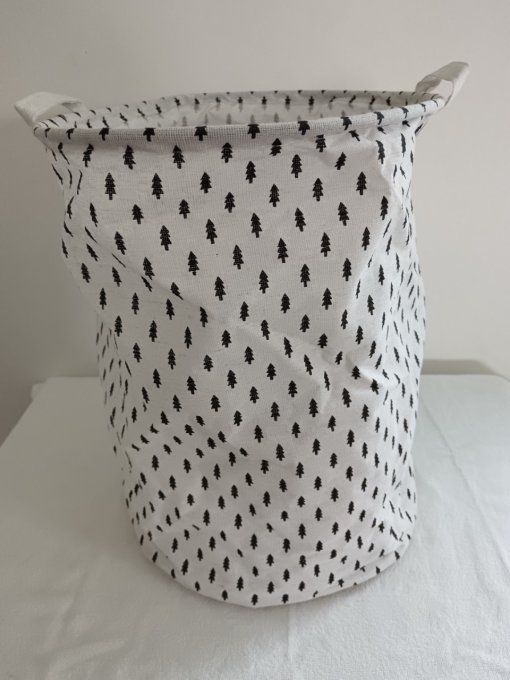 Panier de rangement souple rond