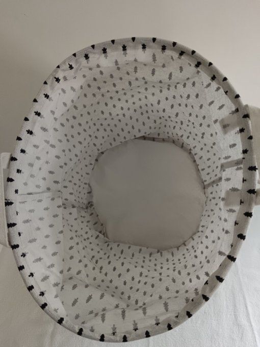 Panier de rangement souple rond