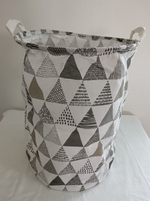Panier de rangement souple rond