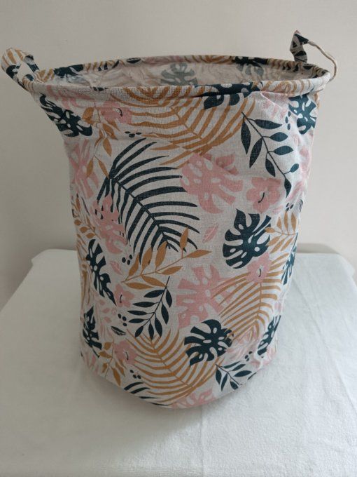 Panier de rangement souple rond