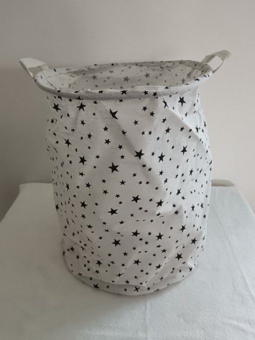 Panier de rangement souple rond