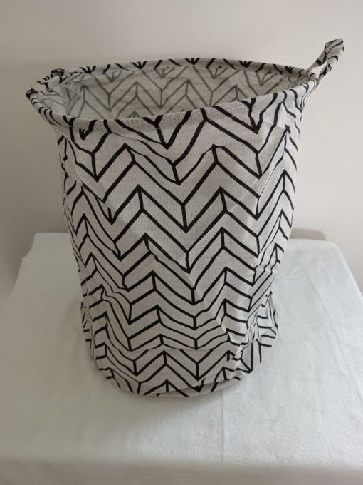 Panier de rangement souple rond
