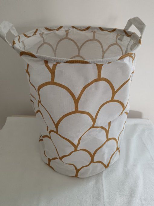 Panier de rangement souple rond