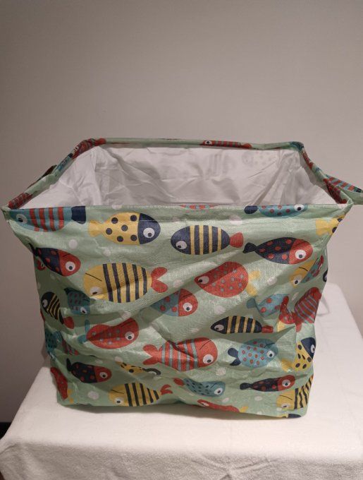 Panier de rangement souple rectangle