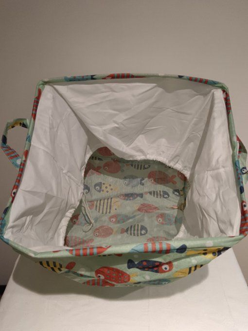 Panier de rangement souple rectangle