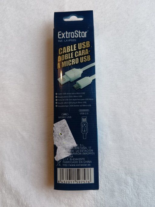Cable chargeur (USB / MICRO USB)