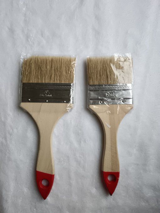 Lot de 2 pinceaux plat