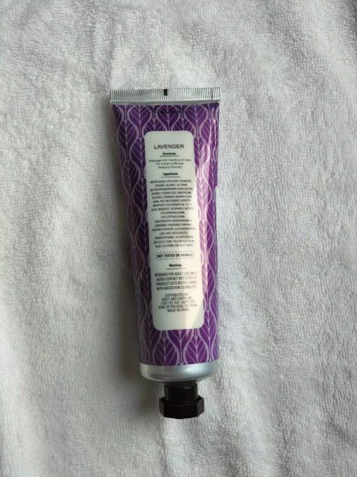 Crème pour les mains senteur lavande