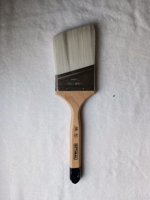 Pinceau plat d'angle à bout biseauté