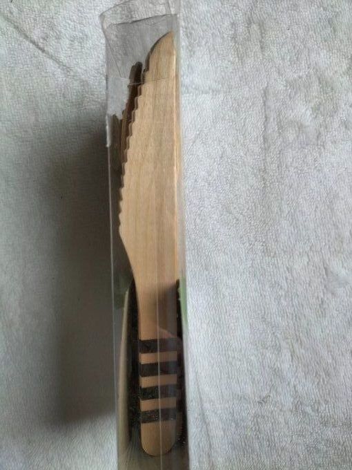 Lot 24 couverts en bois